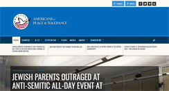 Desktop Screenshot of peaceandtolerance.org
